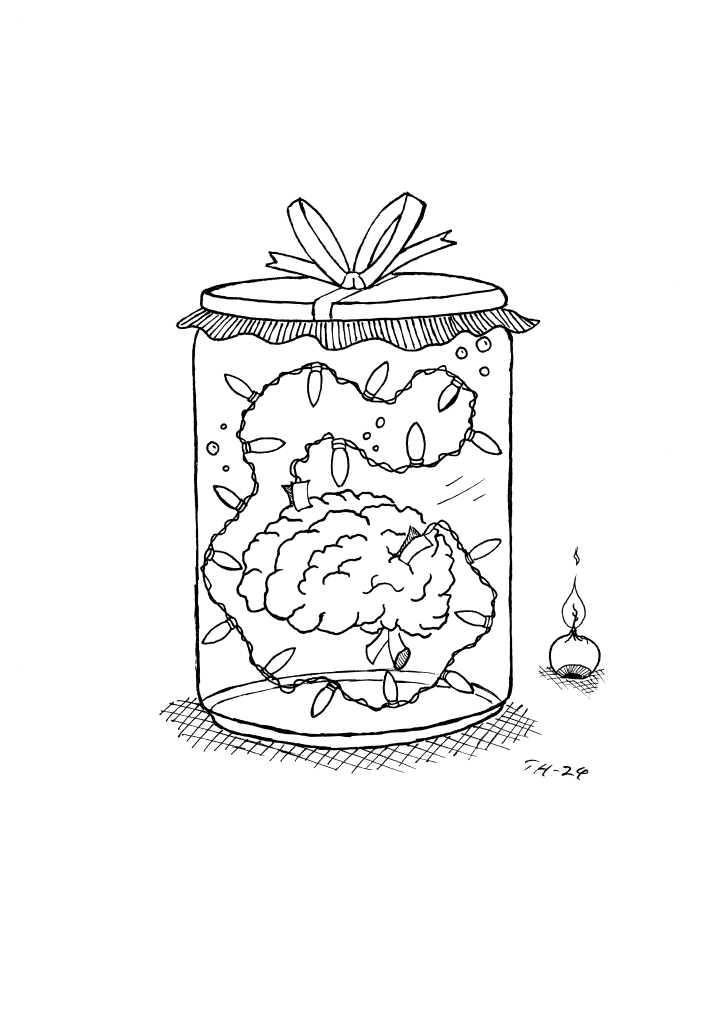 Merry Christmas from Dr. Frankenstein piirros